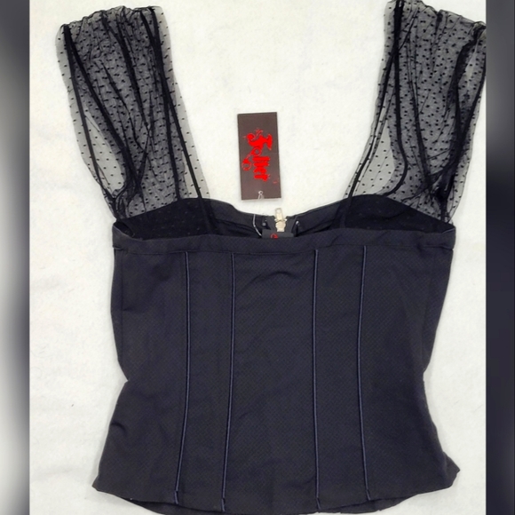 Folter Gothic/punk black control freak corset top , New with original tag. XL - Picture 2 of 2